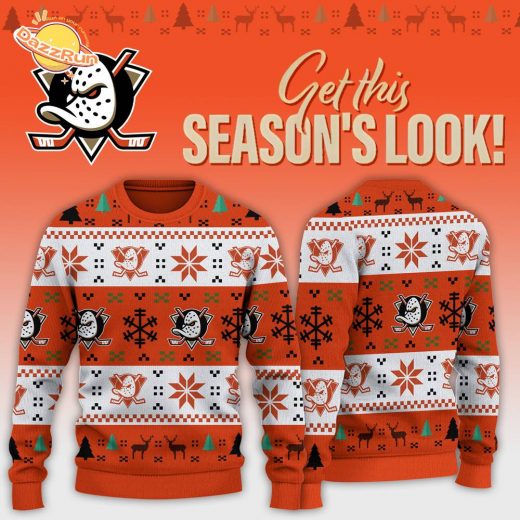 Anaheim Ducks 2024 Merry Christmas Premium Limited Sweater – Holiday Edition