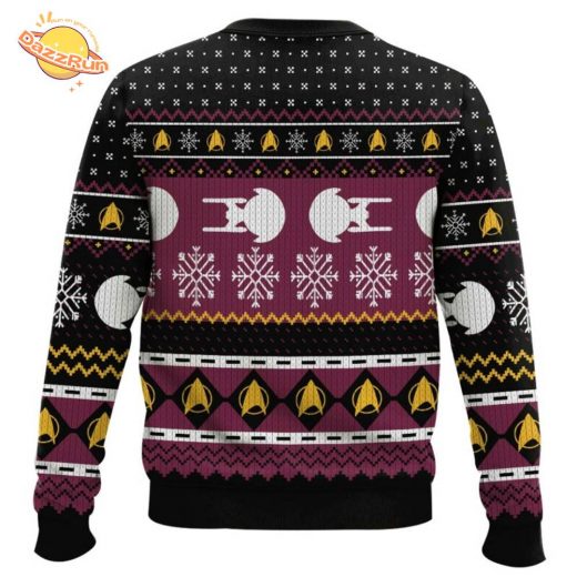 Captain Picard ST Ugly Christmas Sweater – Star Trek Edition