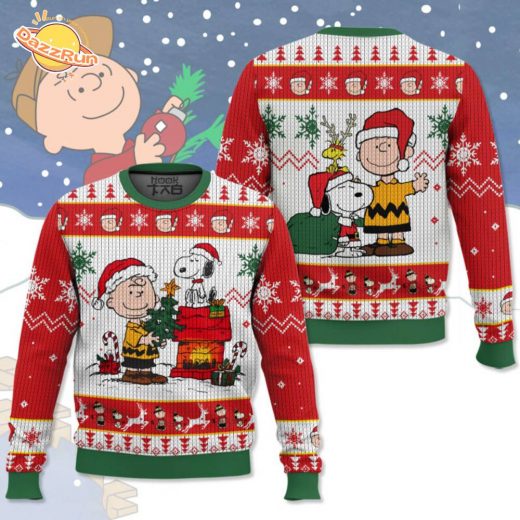 Charlie Brown and Snoopy Ugly Christmas Sweater – Classic Christmas Design