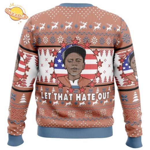 Clayton Bigsby Let That Hate Out Chappelle’s Show Ugly Christmas Sweater