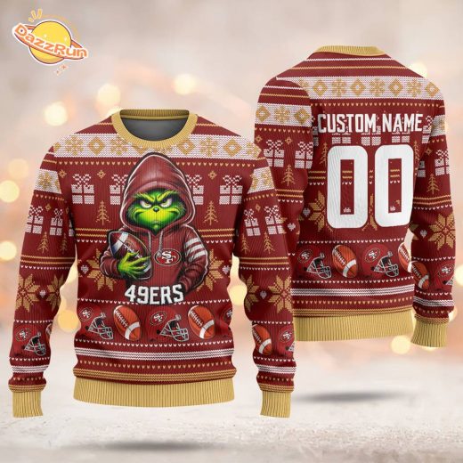 Custom Football Teams 49ers Ugly Sweater – Best Gift for Fans 2024