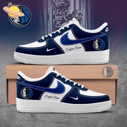 Dallas Mavericks Custom Name AF1 Shoes – Hot Design 2024