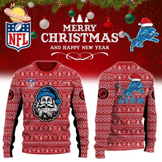 Detroit Lions 2024 Merry Christmas Premium Limited Knitted Sweater – Fan Edition