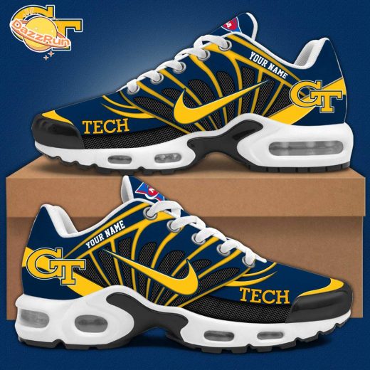 Georgia Tech Football Custom Air Max Plus Sneakers 2024