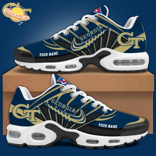 Georgia Tech Football Personalized Air Max Plus Sneakers 2024