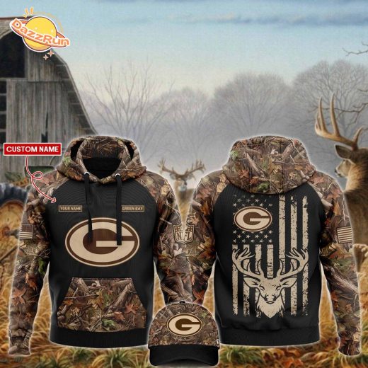 Green Bay Packers 2024 NFL x Hunting Limited Edition Hoodie – Exclusive