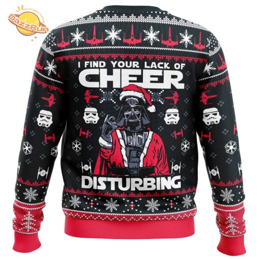 I Find Your Lack of Cheer Star Wars Ugly Christmas Sweater – Darth Vader Holiday