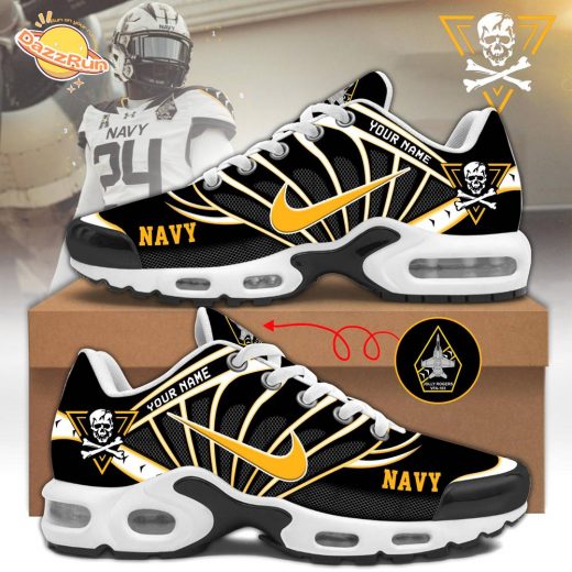 2024 Navy Midshipmen Air Max Plus Sneakers – Limited Edition, Sports Style