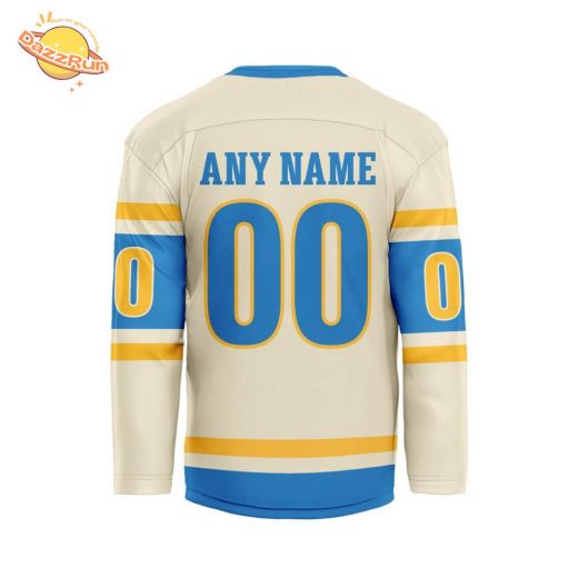 2025 Winter Classic St. Louis Blues V-shaped Custom Hockey Jersey