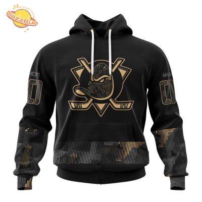 Anaheim Ducks NHL Personalized Military Appreciation Design Hoodie – Custom Fan Apparel