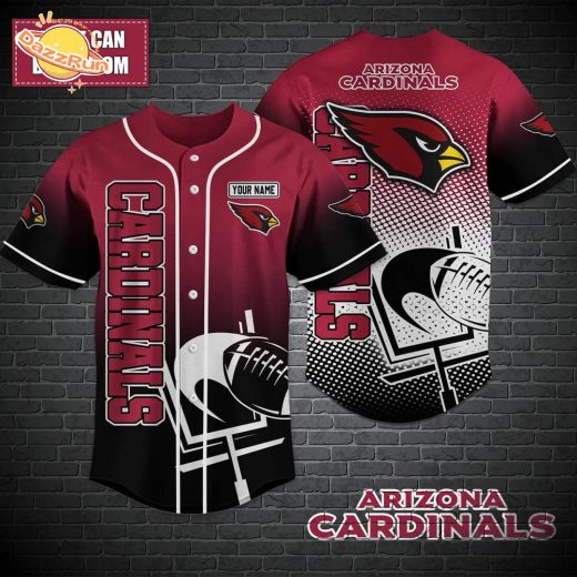 Arizona Cardinals Football Baseball Jersey – Custom NFL Fan Apparel