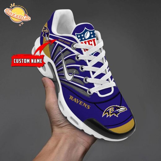 Baltimore Ravens Custom Air Max Cushion Sport Shoes 2024