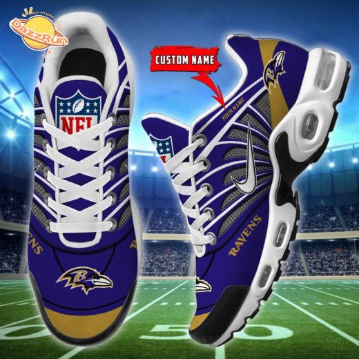 Baltimore Ravens Custom Air Max Cushion Sport Shoes 2024