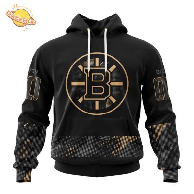 Boston Bruins NHL Personalized Military Appreciation Design Hoodie – Custom Gear