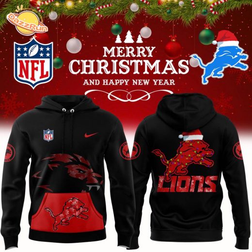 Detroit Lions 2024 Christmas and New Year Hoodie