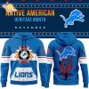 Detroit Lions 2024 Thanksgiving Black Premium Limited Hoodie