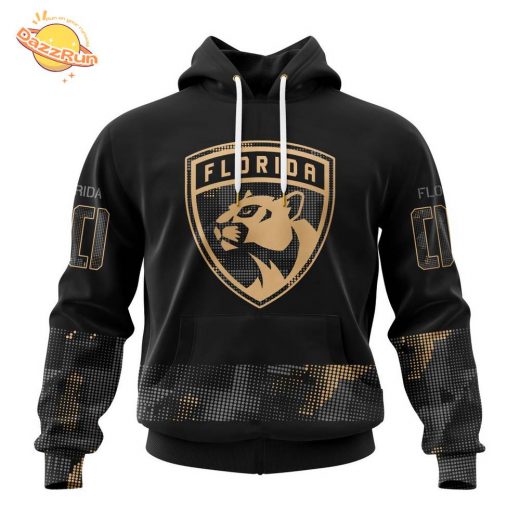 Florida Panthers NHL Personalized Military Appreciation Design Hoodie – Custom Fan Apparel