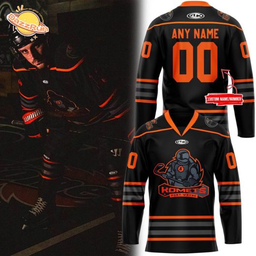 Fort Wayne Komets 2024 Blackout Night Jersey