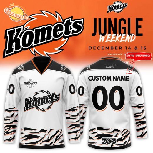 Fort Wayne Komets 2024 Jungle Weekend Limited Edition Jersey