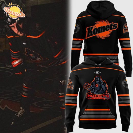 Fort Wayne Komets Blackout Night 2024 Pullover Hoodie – Official Team Hoodie