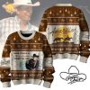 Saints Knit Pattern Ugly Christmas Sweater