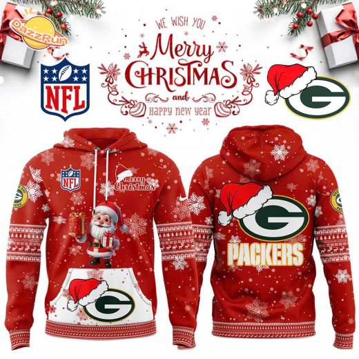 Green Bay Packers 2024 Merry Christmas Limited Edition Pullover Hoodie