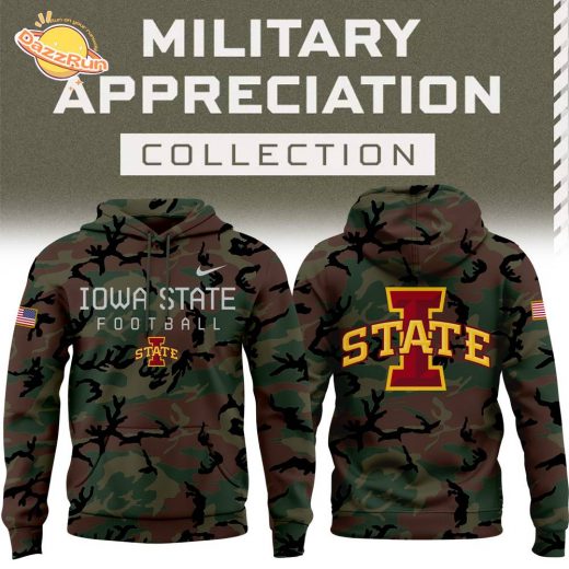 Iowa State Football 2024 Limited Edition Military Appreciation Hoodie