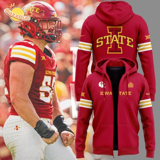 Iowa State Football 2024 Limited Edition Zip-Up Hoodie