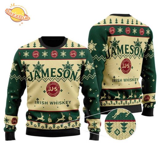 Jameson Irish Whiskey Ugly Christmas Sweater