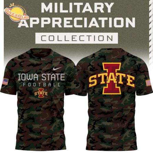 Limited Edition 2024 Military Appreciation Iowa State Football Tee