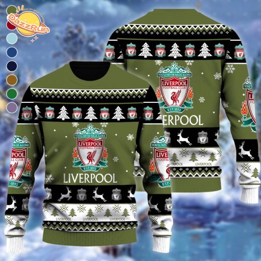 Liverpool Football Club Knitted Christmas Sweater