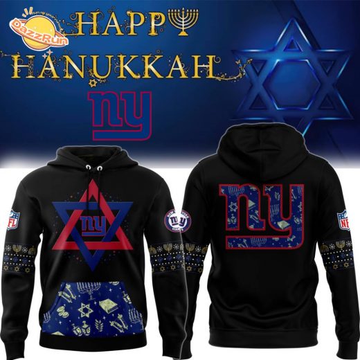 Men’s New York Giants 2024 Hanukkah Holiday Premium Hoodie – Limited Edition