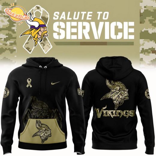 Men’s Nike Minnesota Vikings 2024 Salute to Service Hoodie