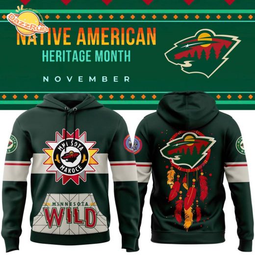 Minnesota Wild 2024 Native American Heritage Month Hoodie – Limited Edition Pullover