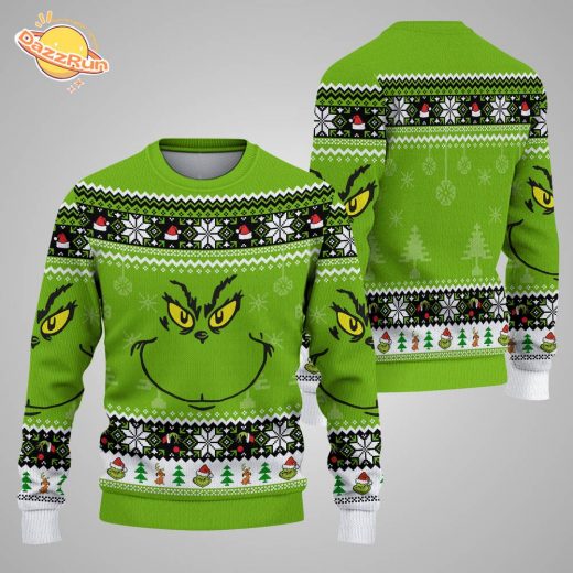 Monster Smile Knitted Ugly Sweater