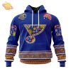 NHL St. Louis Blues Specialized Design with America Flag and Eagle Hoodie