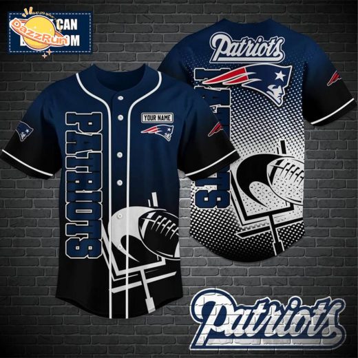 New England Patriots Football Baseball Jersey – Official NFL Fan Gear