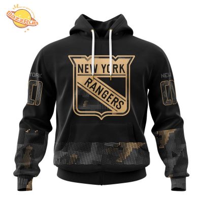 New York Rangers NHL Personalized Military Appreciation Design Hoodie – Custom Fan Gear