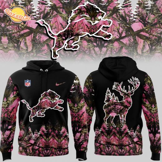 Nike Black Detroit Lions 2024 NFL x Hunting Unisex Hoodie