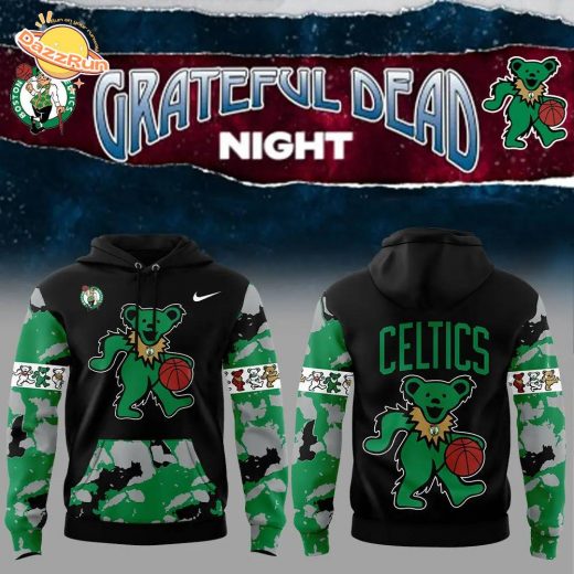 Nike Boston Celtics Grateful Dead Night Hoodie 2024