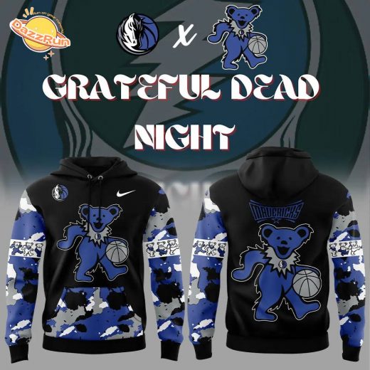 Nike Dallas Mavericks Grateful Dead Night Limited Edition Hoodie