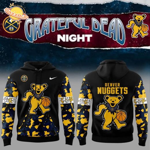 Nike Denver Nuggets Grateful Dead Night Limited Edition Hoodie Set