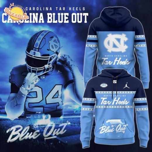 North Carolina Tar Heels 2024 Blue Out Pullover Hoodie – Game Day College Hoodie