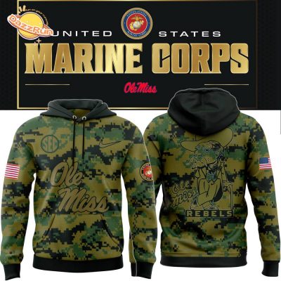 Ole Miss Football Marine Corps Day 2024 Hoodie