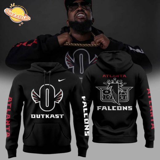 Outkast x Atlanta Falcons 2024 Limited Edition Black Hoodie