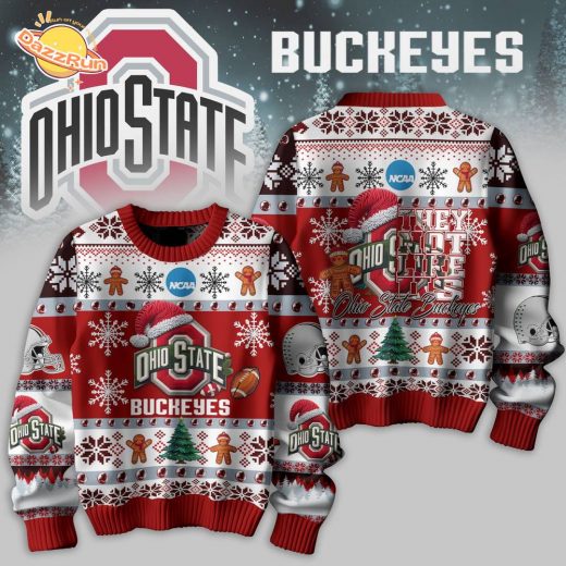 PREMIUM Ohio State Knitted Christmas Sweater