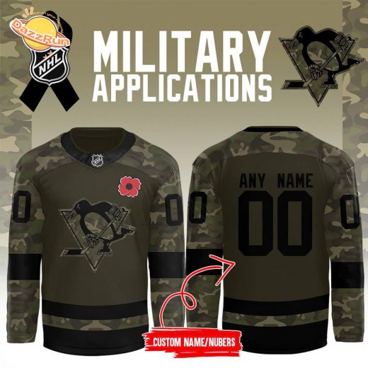 Pittsburgh Penguins 2024 Military Appreciation Night Custom Jersey