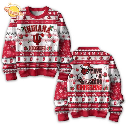 Premium Indiana Hoosiers Christmas Sweater – Official Holiday Gear