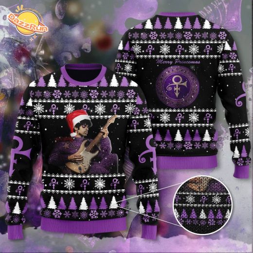 Prince 3D Ugly Christmas Sweater – Sports-Inspired Holiday Apparel