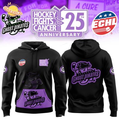 Savannah Ghost Pirates 2024 Hockey Fights Cancer Hoodie